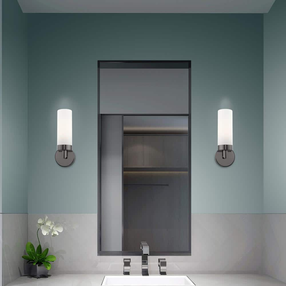 Livex Lighting Aero 1 - Light Sconce in  Black Chrome