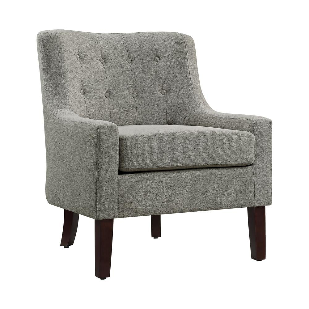 Lexicon Cairn Fabric Upholstered Accent Chair in Brown Color