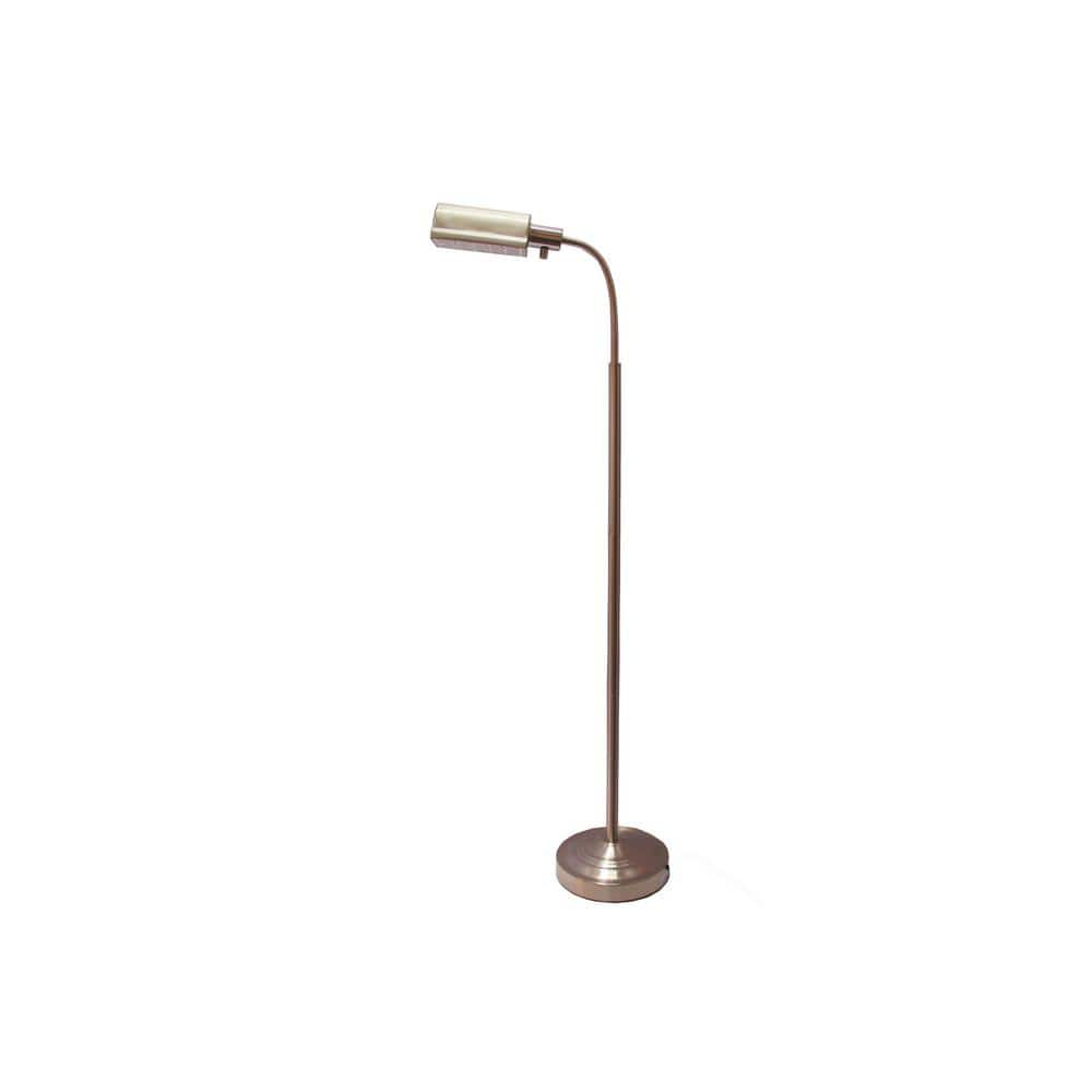 daylight24 Natural Daylight Battery Operated Cordless Floor Lamp, Brushed Nickel
