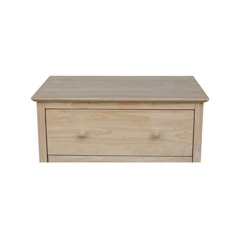Brooklyn 3-Drawer Unfinished Wood Chest of Drawers