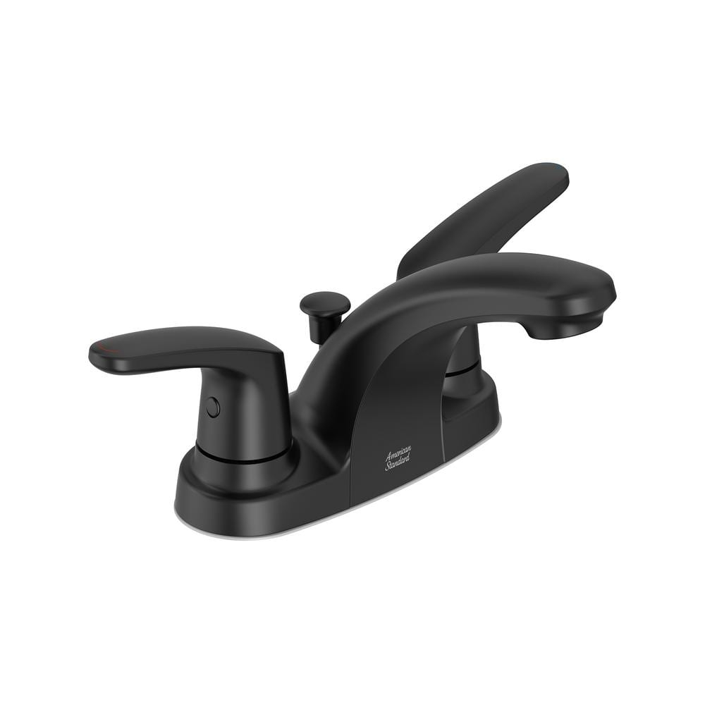 American Standard 7075.200 Colony Pro 1.2 GPM Centerset Bathroom Faucet - Black