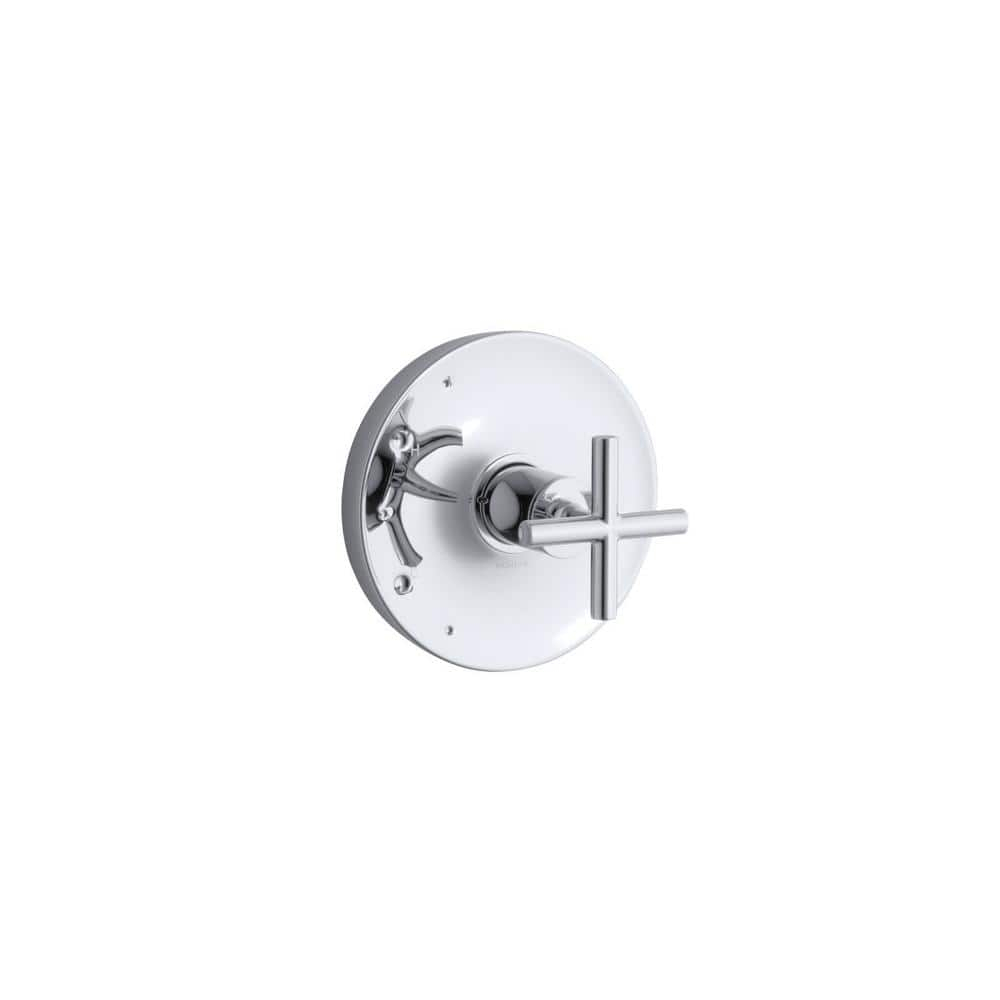 Purist Kohler Rite-Temp Valve Trim with Cross Handle