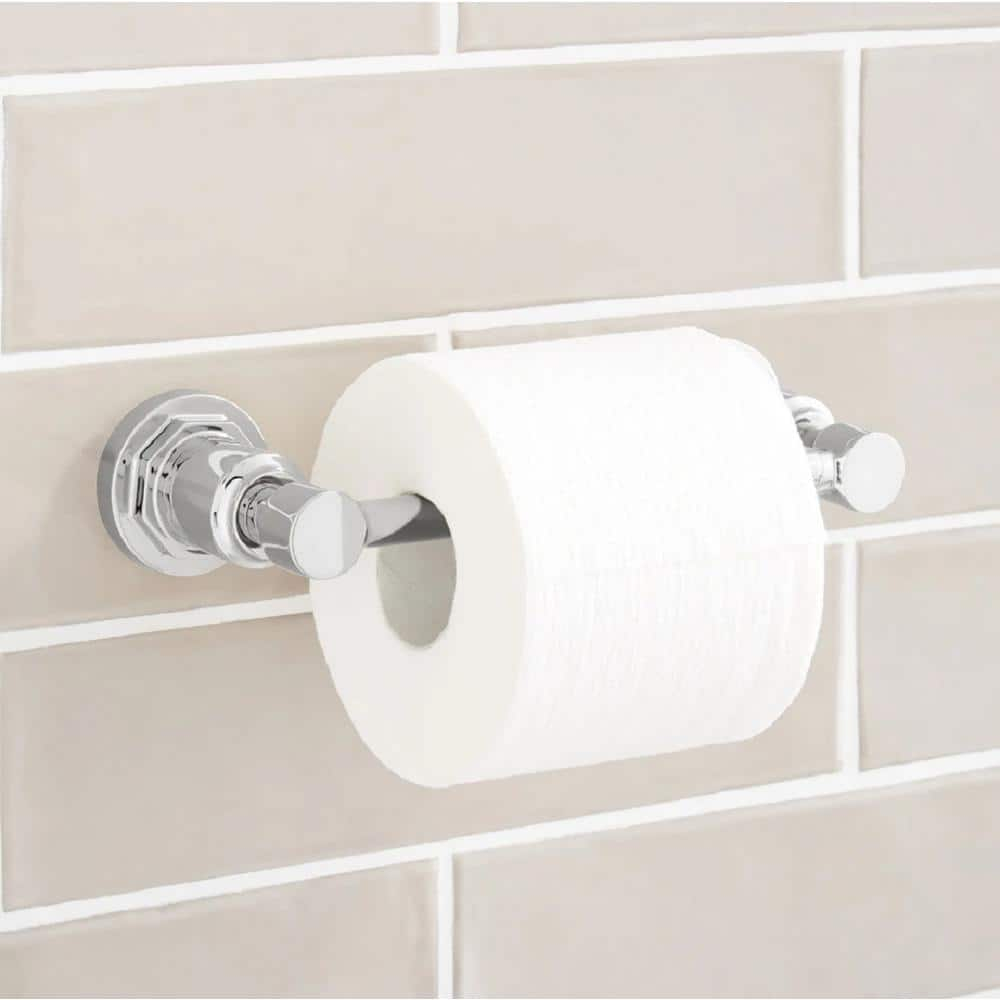 Chrome Round Wall Mounted Toilet Paper Holder