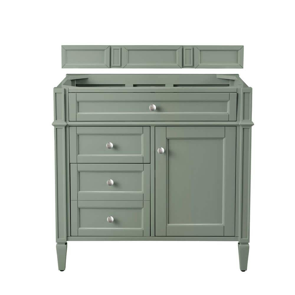 James Martin Vanities 36" Single Vanity Cabinet, Smokey Celadon