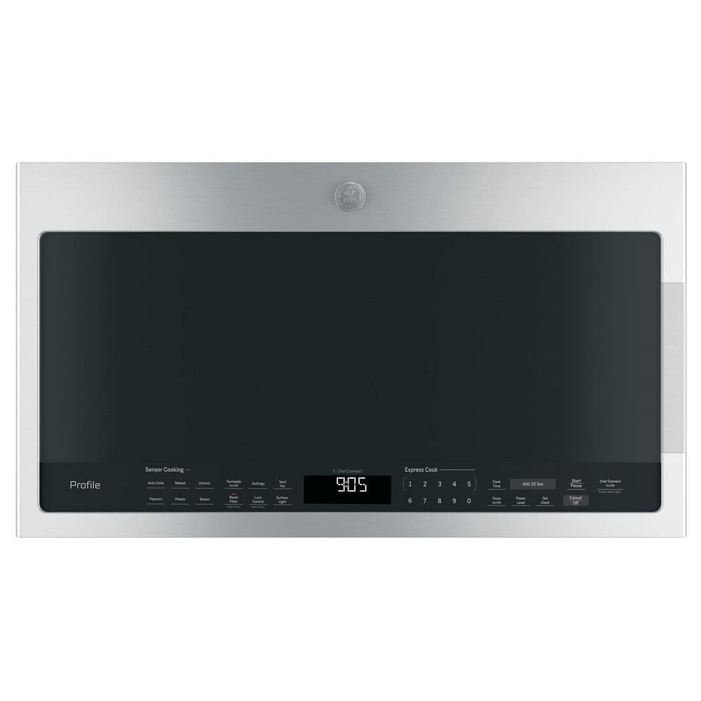 GE Profile PVM9005SJSS 30 Over-the-Range Microwave with 2.1 cu. ft. Capacity in Stainless Steel