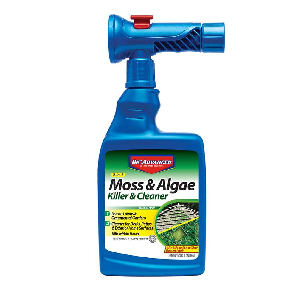 BioAdvanced 32 oz. Ready-to-Spray 2-in-1 Moss and Algae Killer 704710