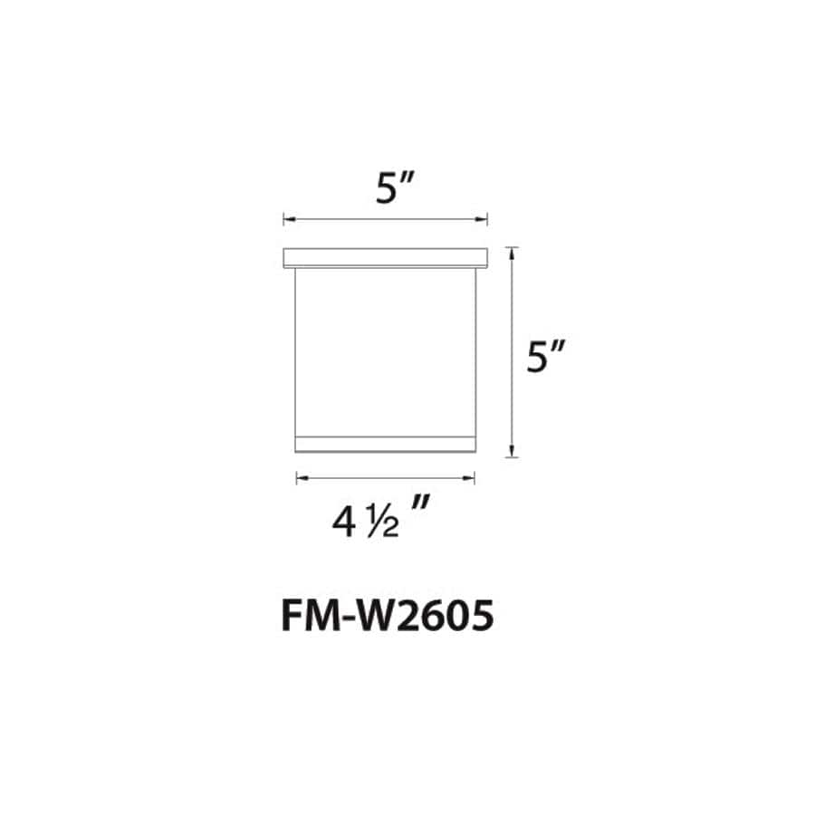 Tube Flush Mount