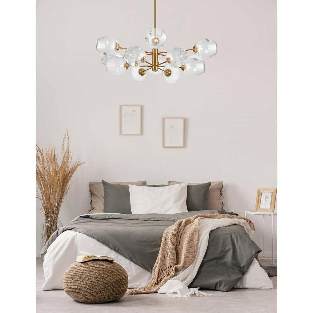 Dainolite 12LT Pendant, VB with Clear Glass