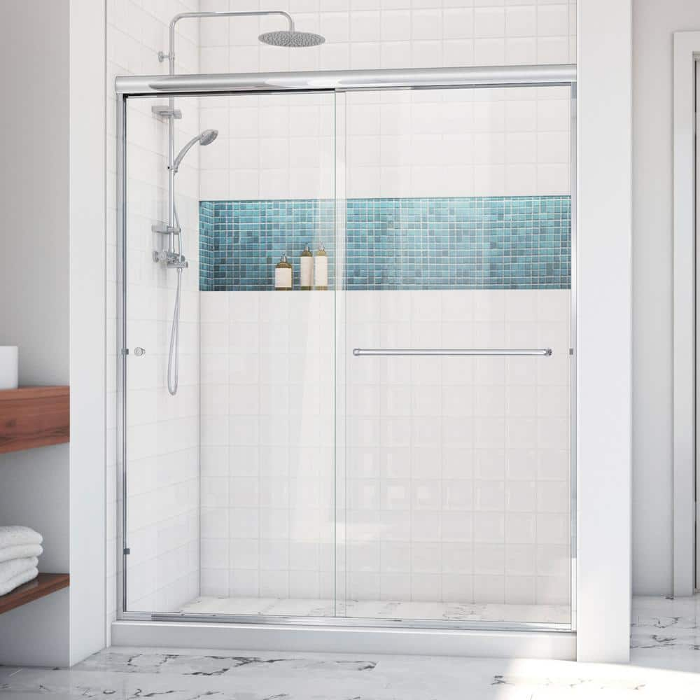 Dreamline Sdat60w700vxx Alliance Pro Lt 70-3/8" High X 60" Wide Bypass Semi Frameless