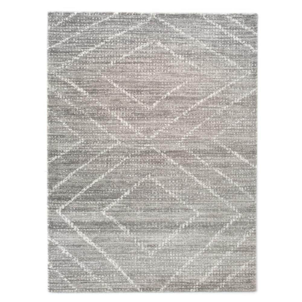 7'10"x10' Sienna Transitional Geometric Rug Taupe: 7x10 Area Rug, Indoor, Low Pile, Stain-Repellent - Balta Rugs
