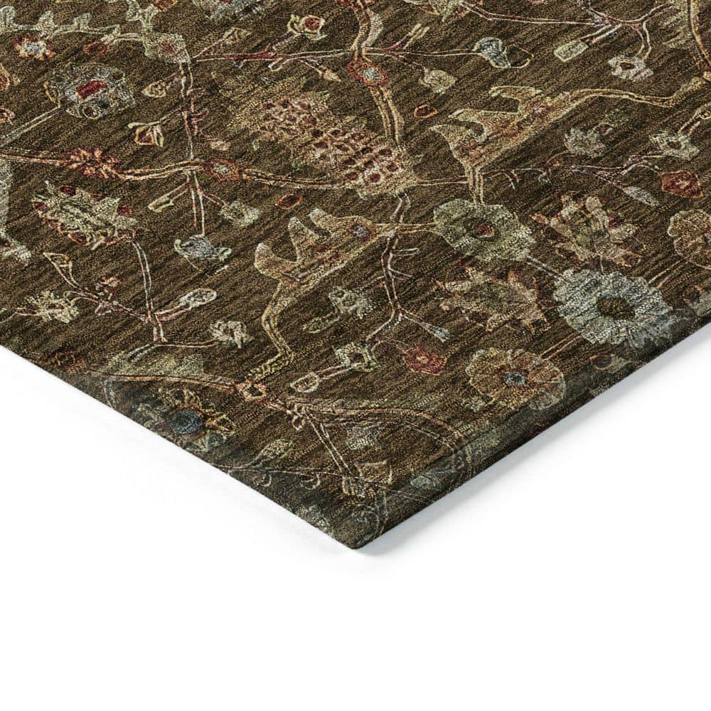 Addison Rugs Chantille ACN1130 Chocolate 3' x 5' Indoor Outdoor Area Rug, Easy Clean, Machine Washable, Non Shedding, Bedroom, Entry, Living Room, Dining Room, Kitchen, Patio Rug