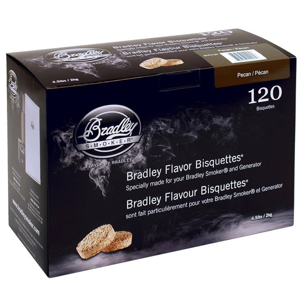 Bradley Smoker Smoking Bisquettes Pecan Wood 120Pk