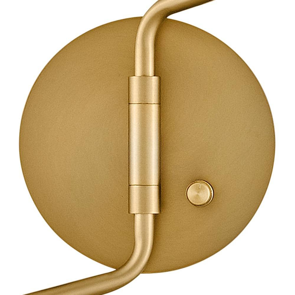 Mancini Double Sconce - Brass and White