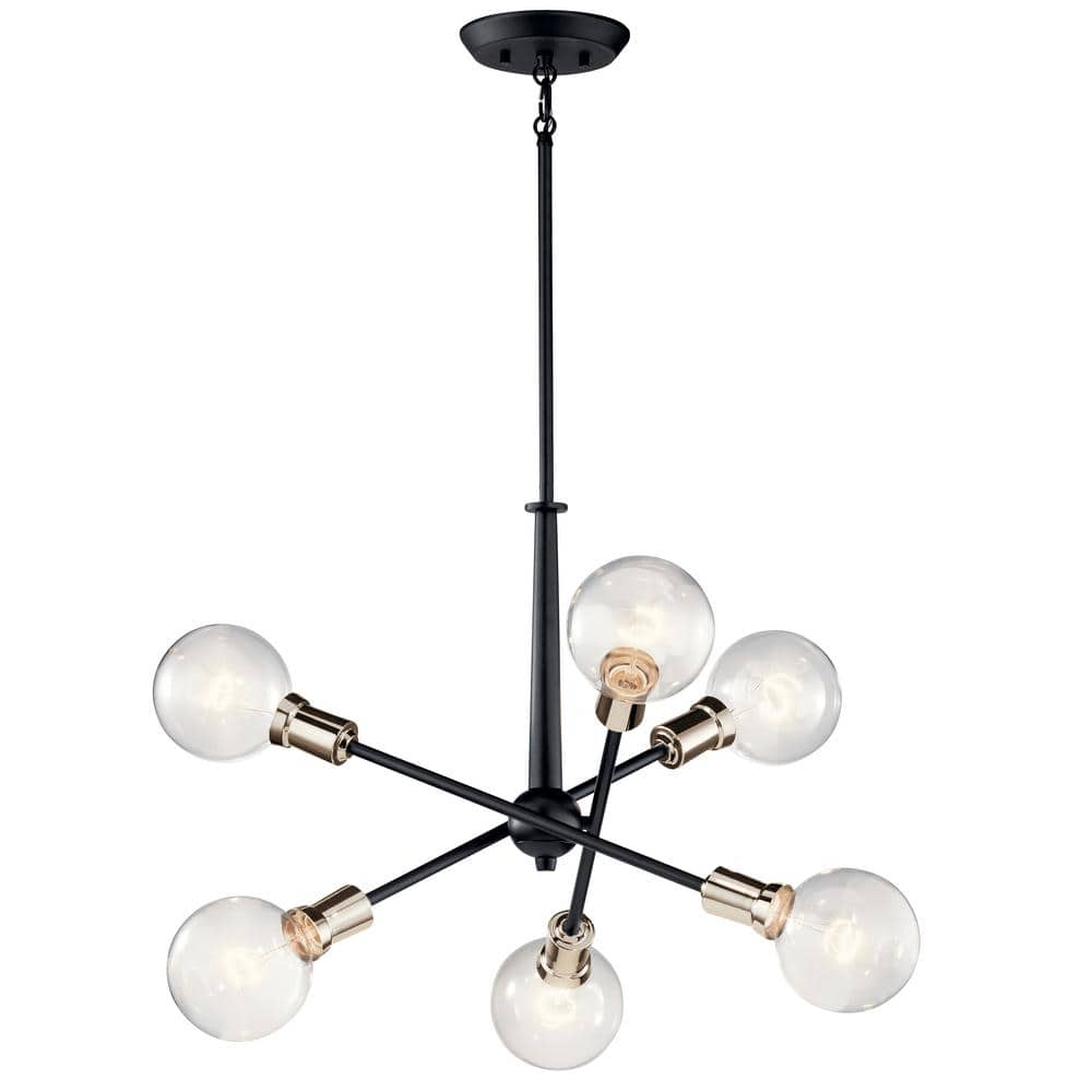 Kichler Lighting Armstrong 6 - Light Chandelier in  Black