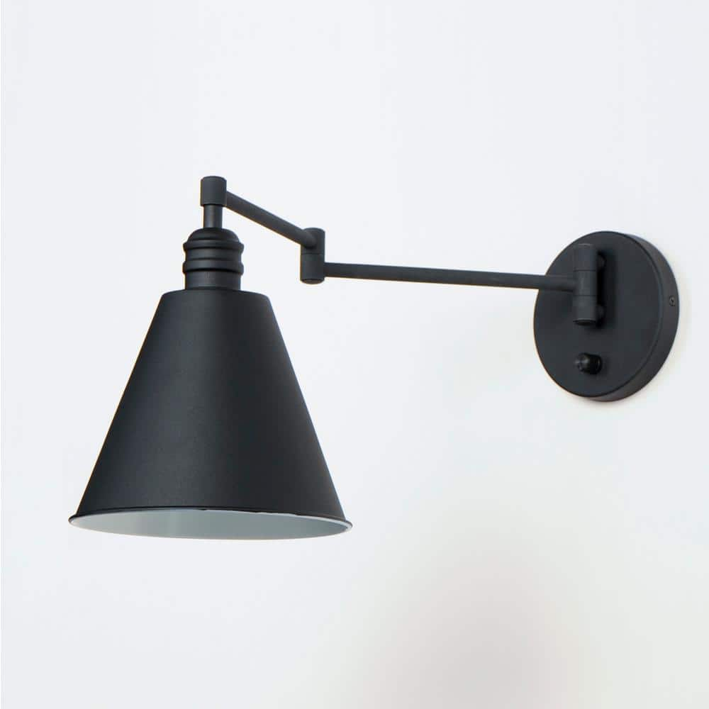 Maxim Lighting Library 1 - Light Swing Arm Lamp in  Black