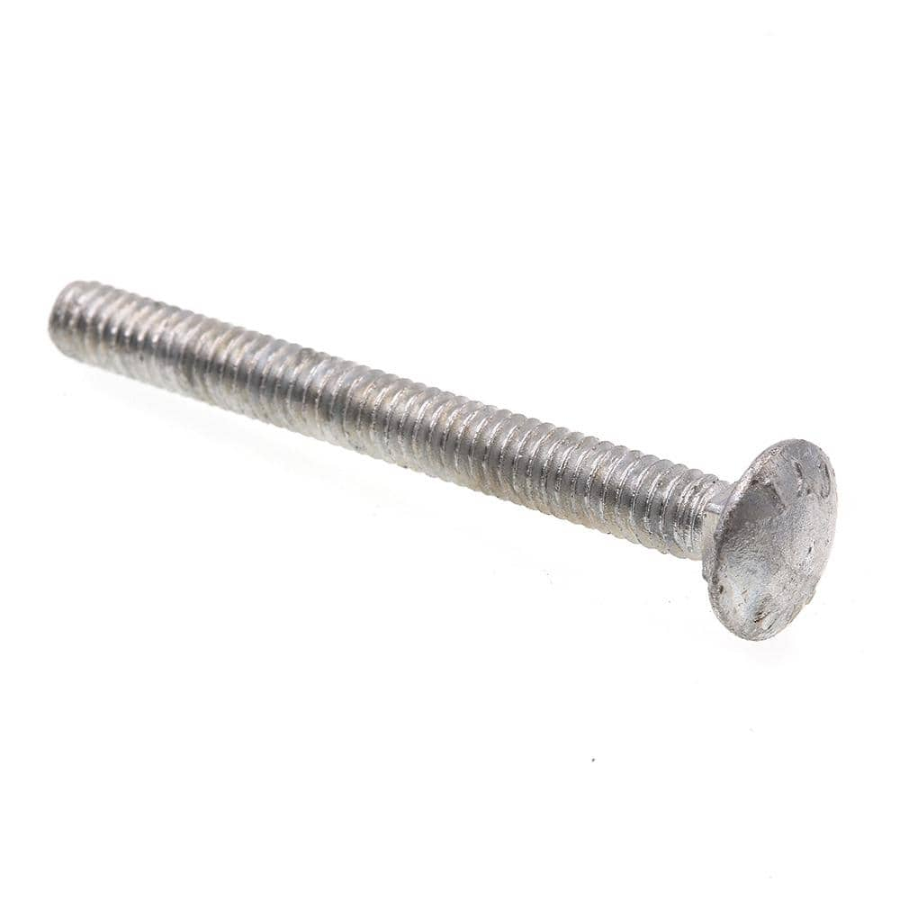 Hot-Dipped Galvanized Zinc Carriage Bolts 50-Pack