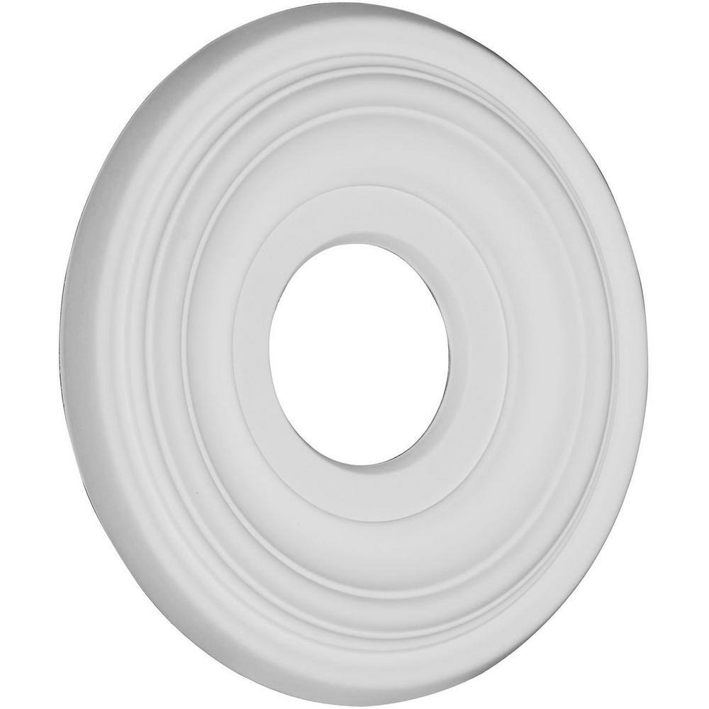 11 1/2" OD x 3 1/2"ID x 1"P Traditional Ceiling Medallion, Primed