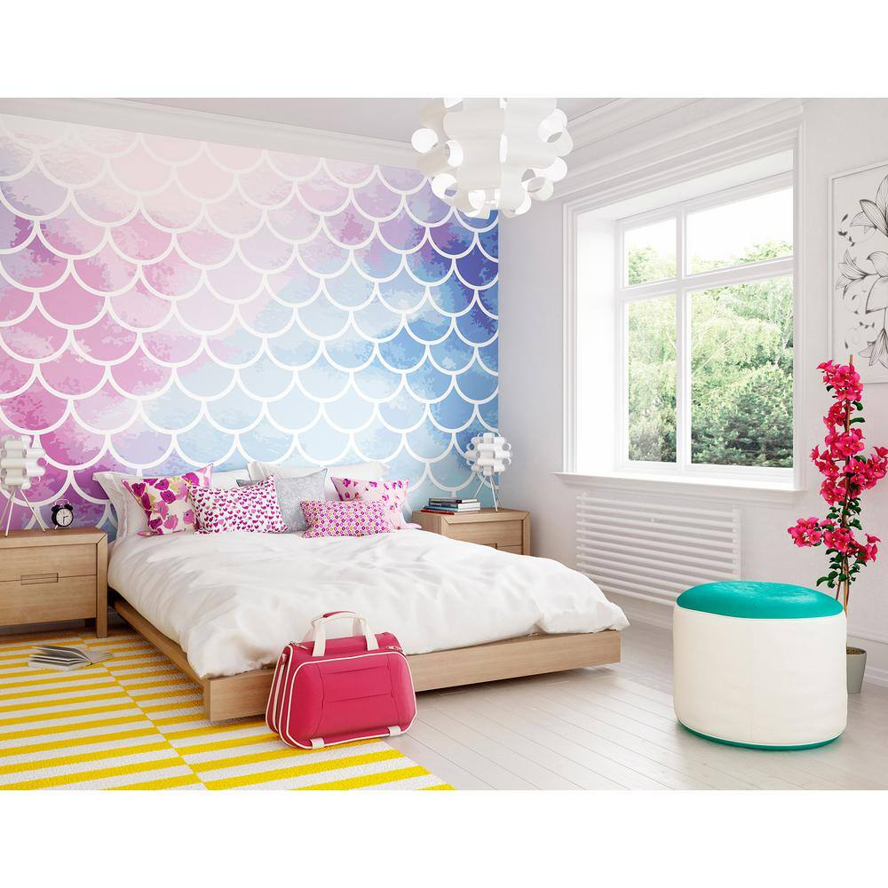 ohpopsi Ye Old Trees No Paste Included Non Woven Wall Mural, 94-in by 118-in