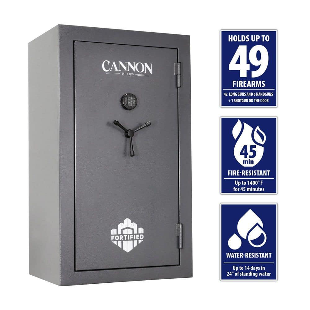 Cannon Fortified 49-Gun 60 Minutes Fire Rated Gun Safe