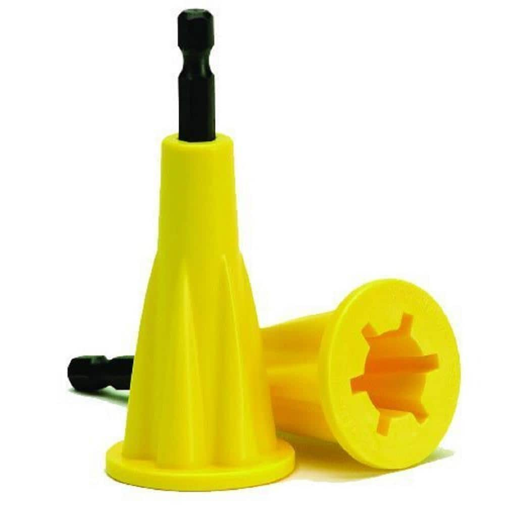 Yellow High-Impact Plastic Wire Connector Tool