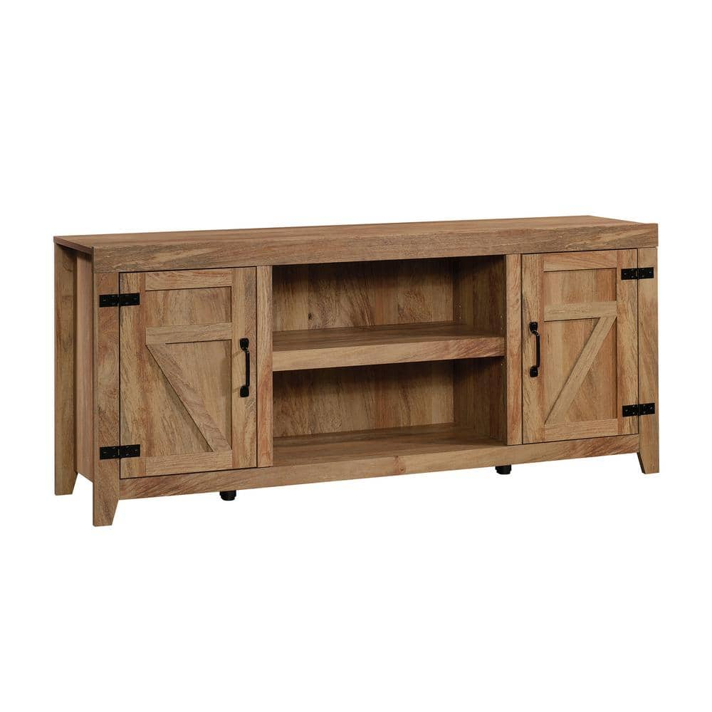 Sauder Select TV Stand/ Credenza for TV's up to 70", Sindoori Mango Finish