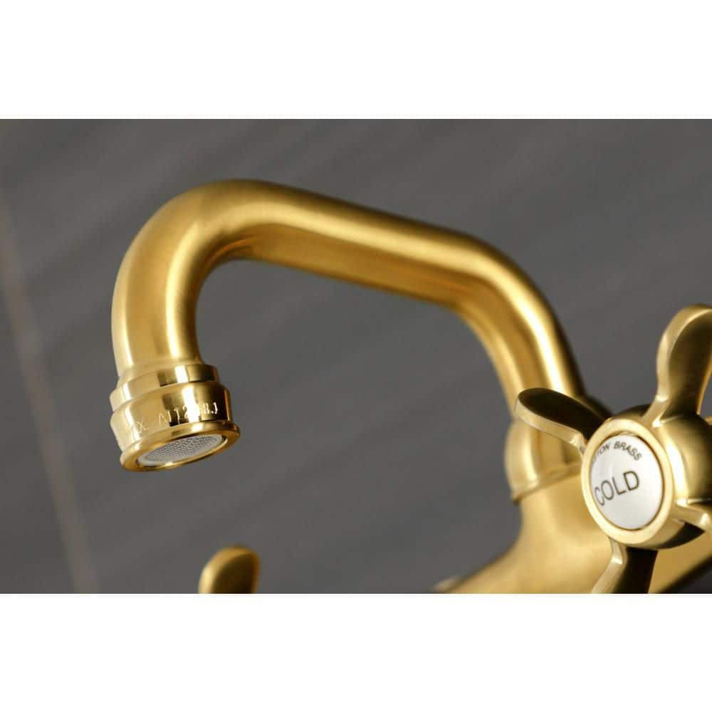 Kingston Brass Kingston Two-Handle 2-Hole Wall Mount Bar Faucet