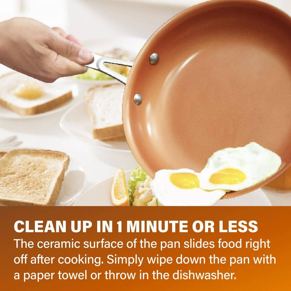 14-Piece Aluminum Ti-Ceramic Nonstick Cookware Set