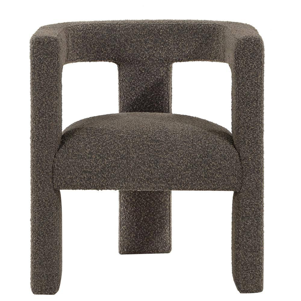 Coaster Petra Modern Fabric Upholstered Accent Side Chair Chocolate Brown