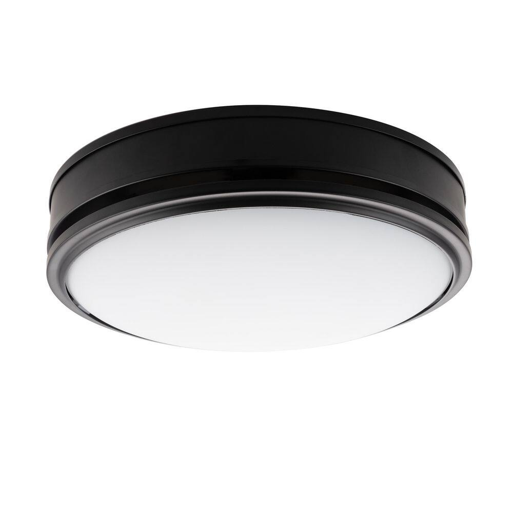 Brushed Nickel Round LED Ceiling Mount Exhaust Fan