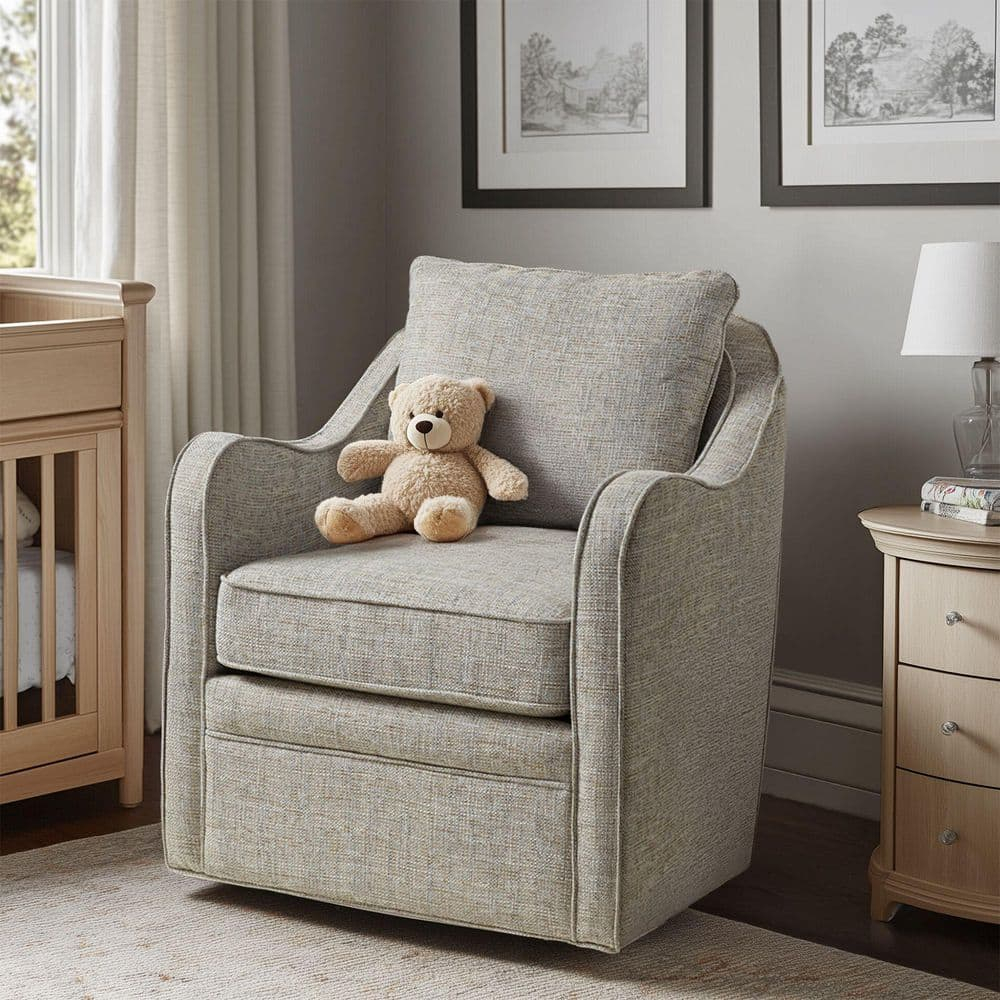Wildon Home® Brianne Wide Seat Swivel Arm Chair