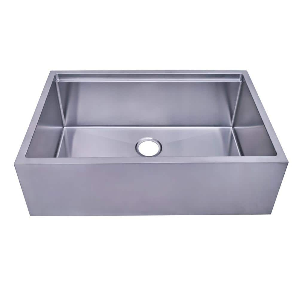 Bailey 30'' L Farmhouse / Apron Single Bowl Stainless Steel Kitchen Sink