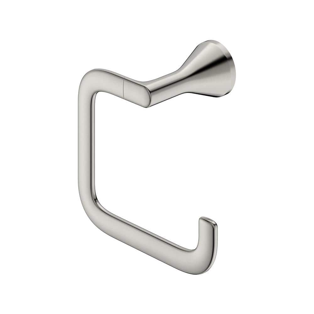 American Standard 7061190.295 Aspirations Towel Ring, Brushed Nickel