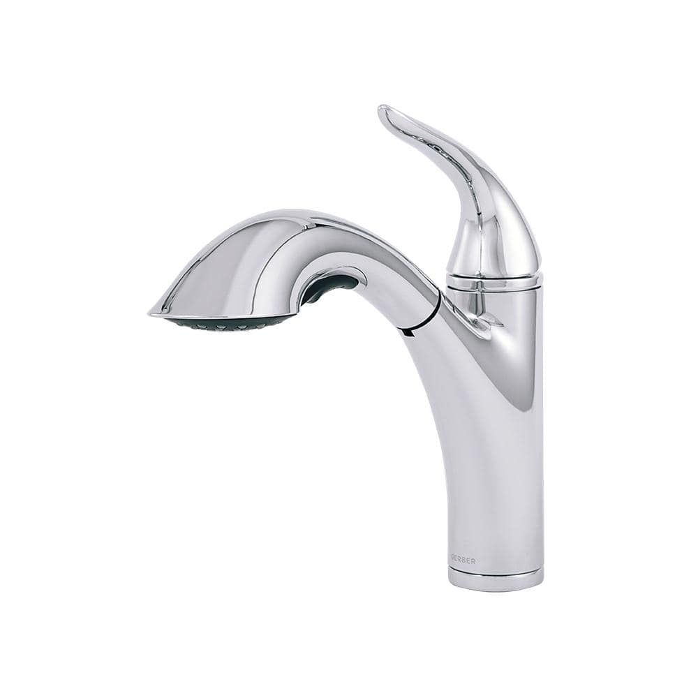 Gerber D455221 Antioch 1.75 GPM Single Hole Pull Out Kitchen Faucet - Chrome