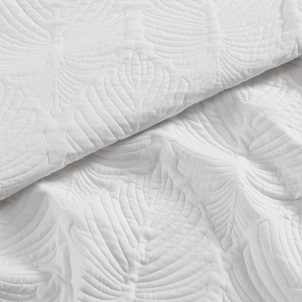 Tommy Bahama Home Tommy Bahama Line Palm Cotton White Quilt Set