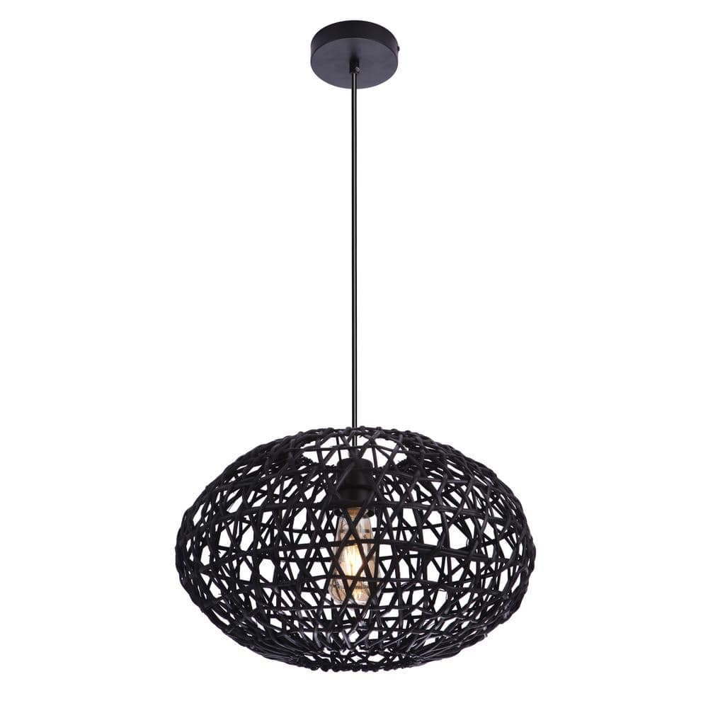 Craftmade Lighting 1 - Light Pendant in  Flat Black