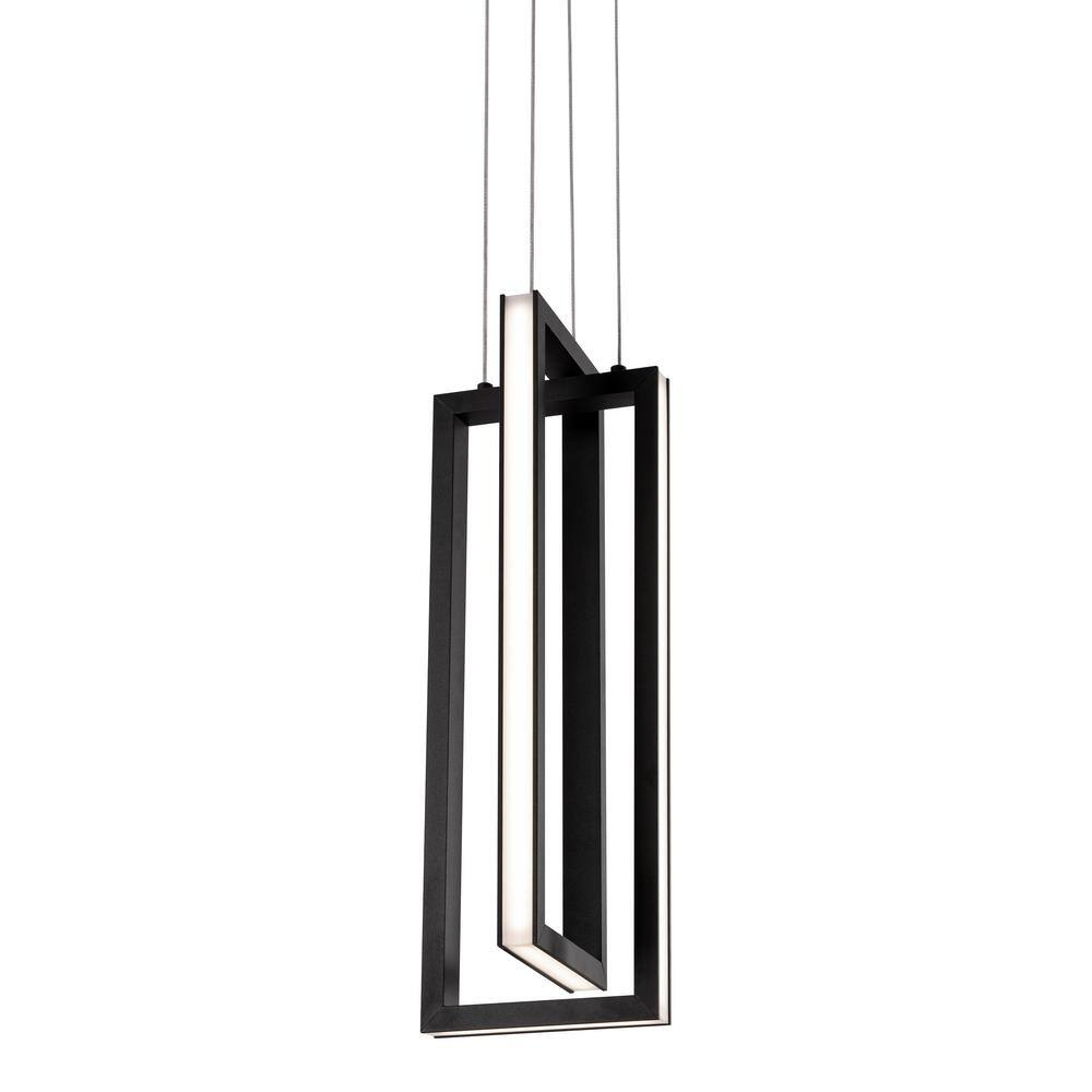 AFX - Cole - 2 Light Pendant-Black Finish