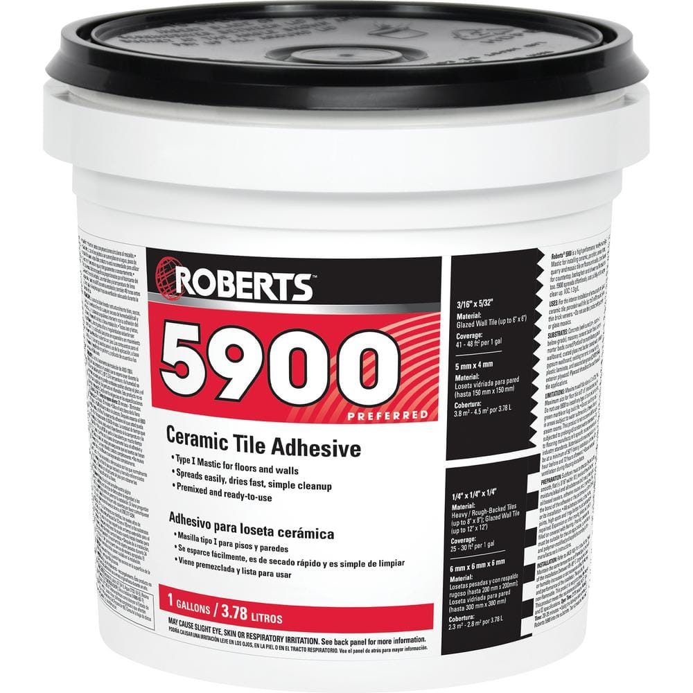 Roberts 1 Gal. 5900 Ceramic Tile Adhesive 5900-1