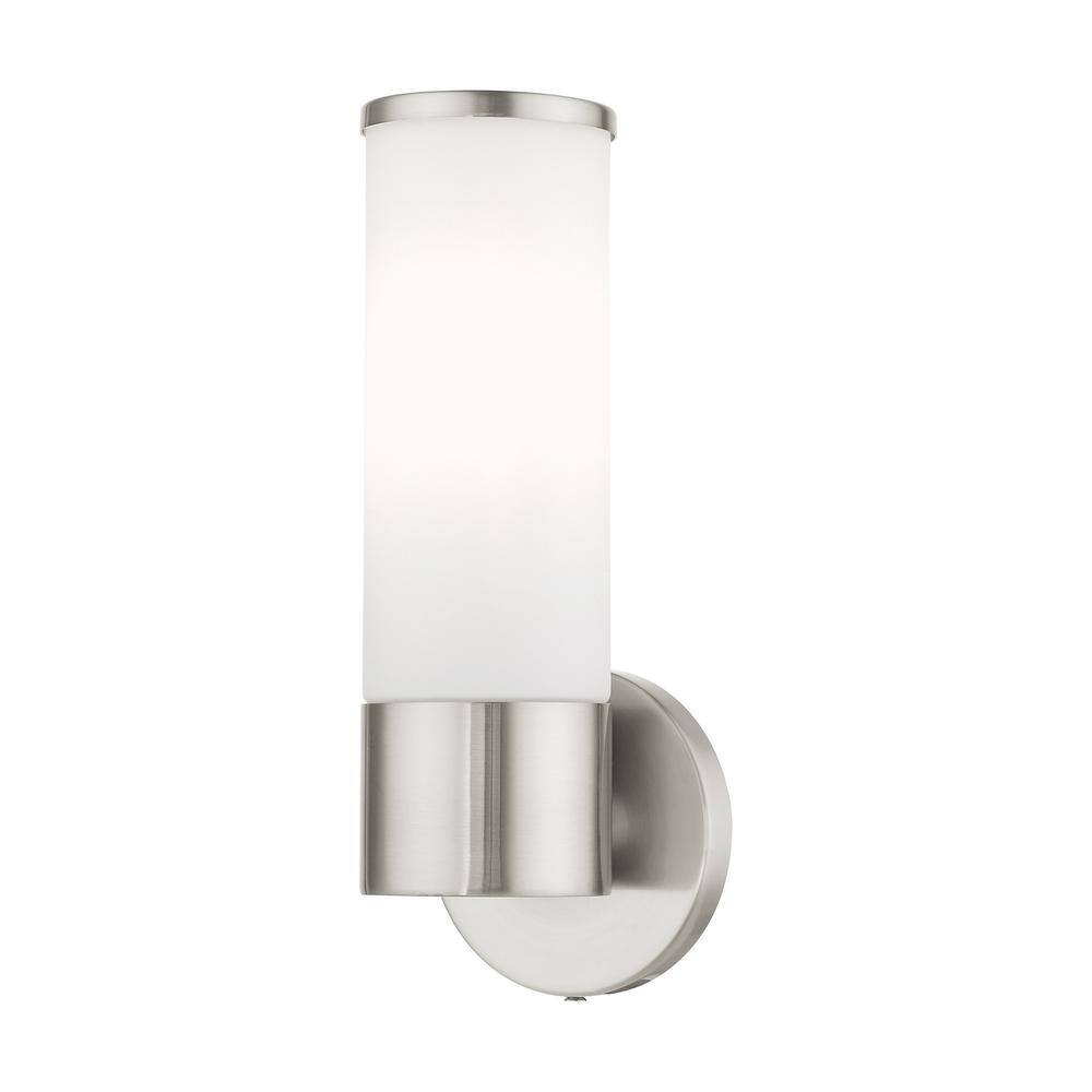 Livex Lighting Lindale 1 - Light Sconce in  Brushed Nickel