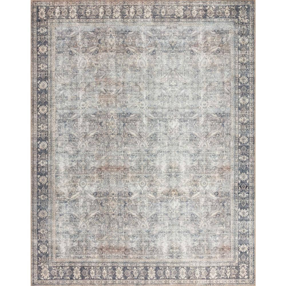 Loloi II Wynter WYN-07 Grey / Charcoal Oriental Area Rug 2'-3" x 3'-9"