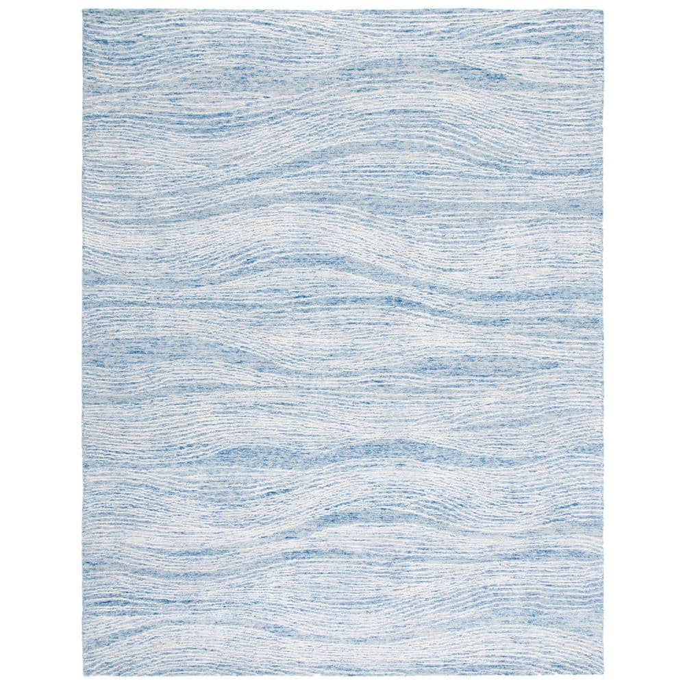 SAFAVIEH Metro Bridget Abstract Area Rug, Blue/Ivory, 8' x 10'