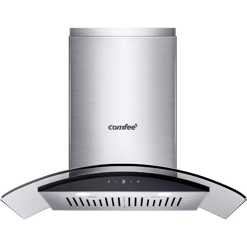 30-Inch Stainless Steel Convertible Wall Mounted Range Hood