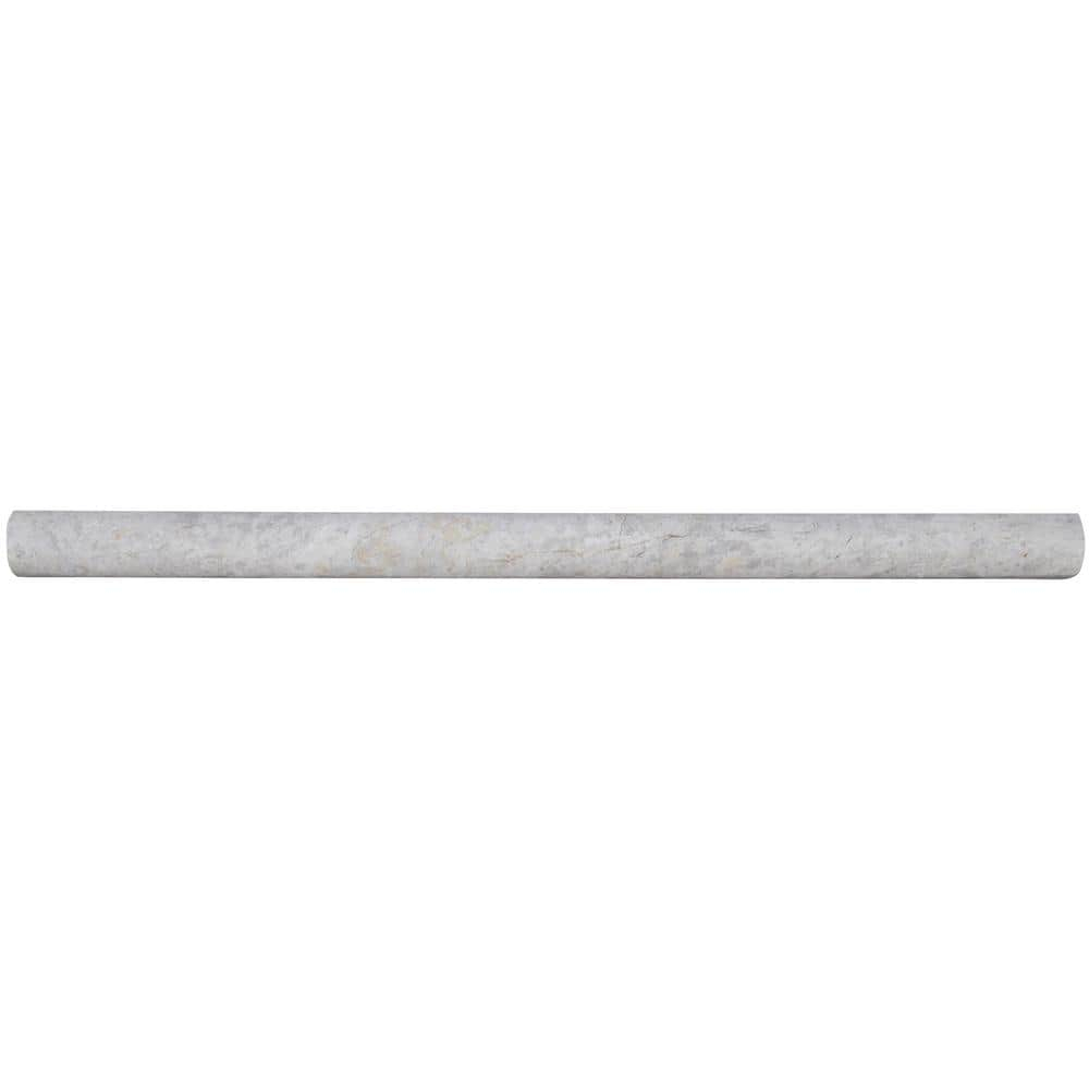 12'' L x 0.75'' W Porcelain Bullnose Tile Trim