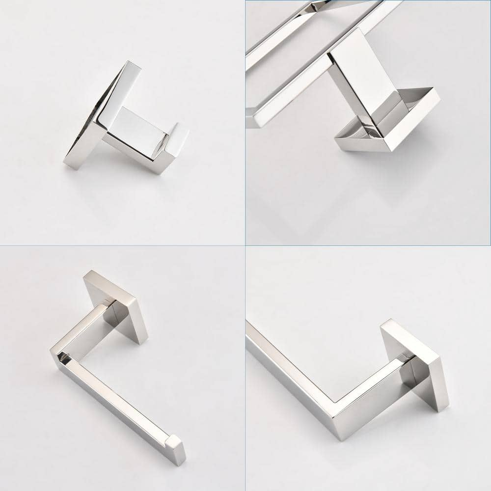 5 - Piece Bathroom Hardware Accessories Set Wall Mounted