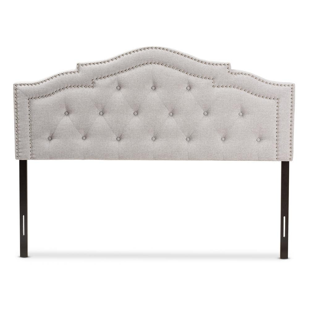 Baxton Studio Edith Modern and Contemporary Greyish Beige Fabric Full Size Headboard,Wholesale Interiors