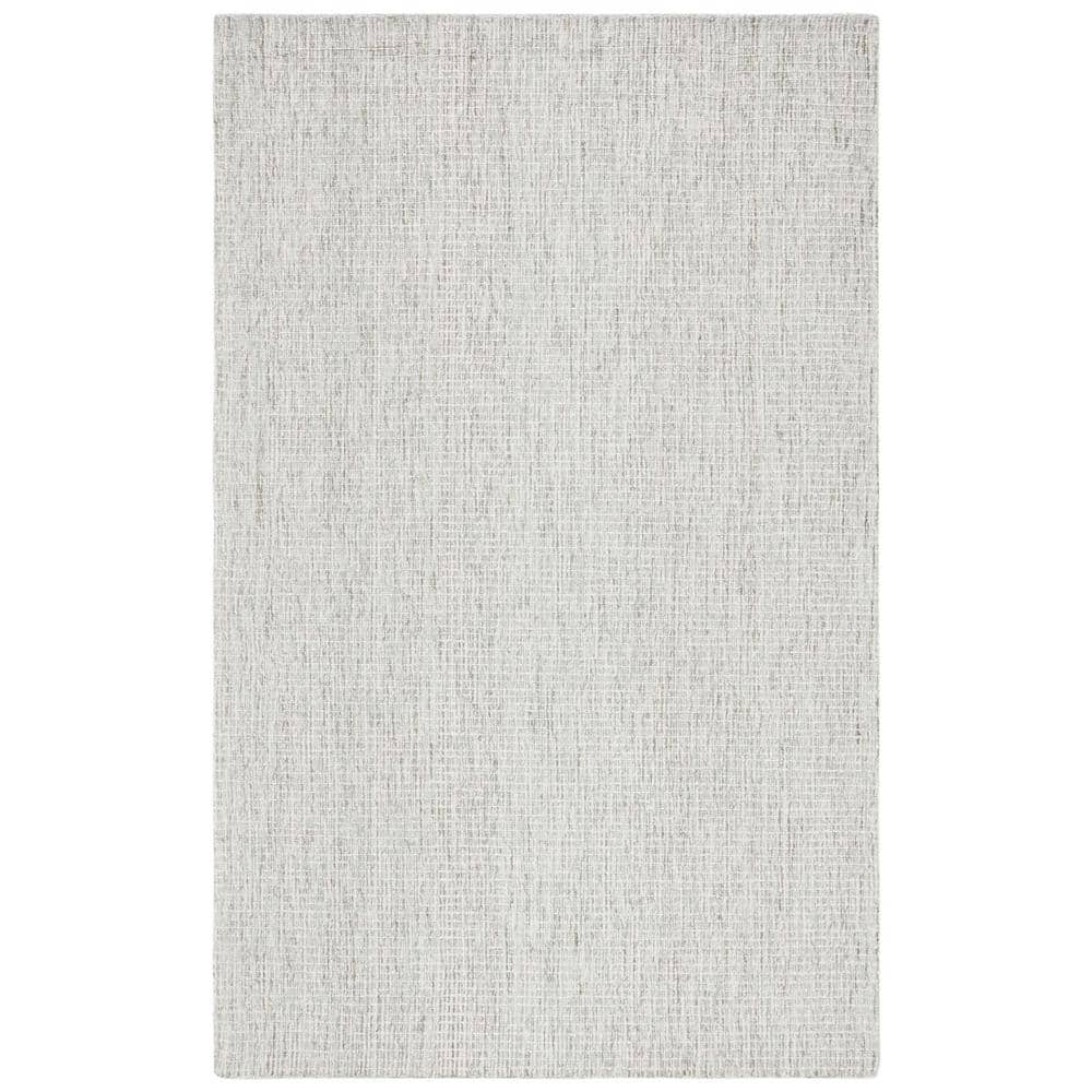 SAFAVIEH Abstract Emely Abstract Wool Area Rug, Sage/Ivory, 5' x 8'