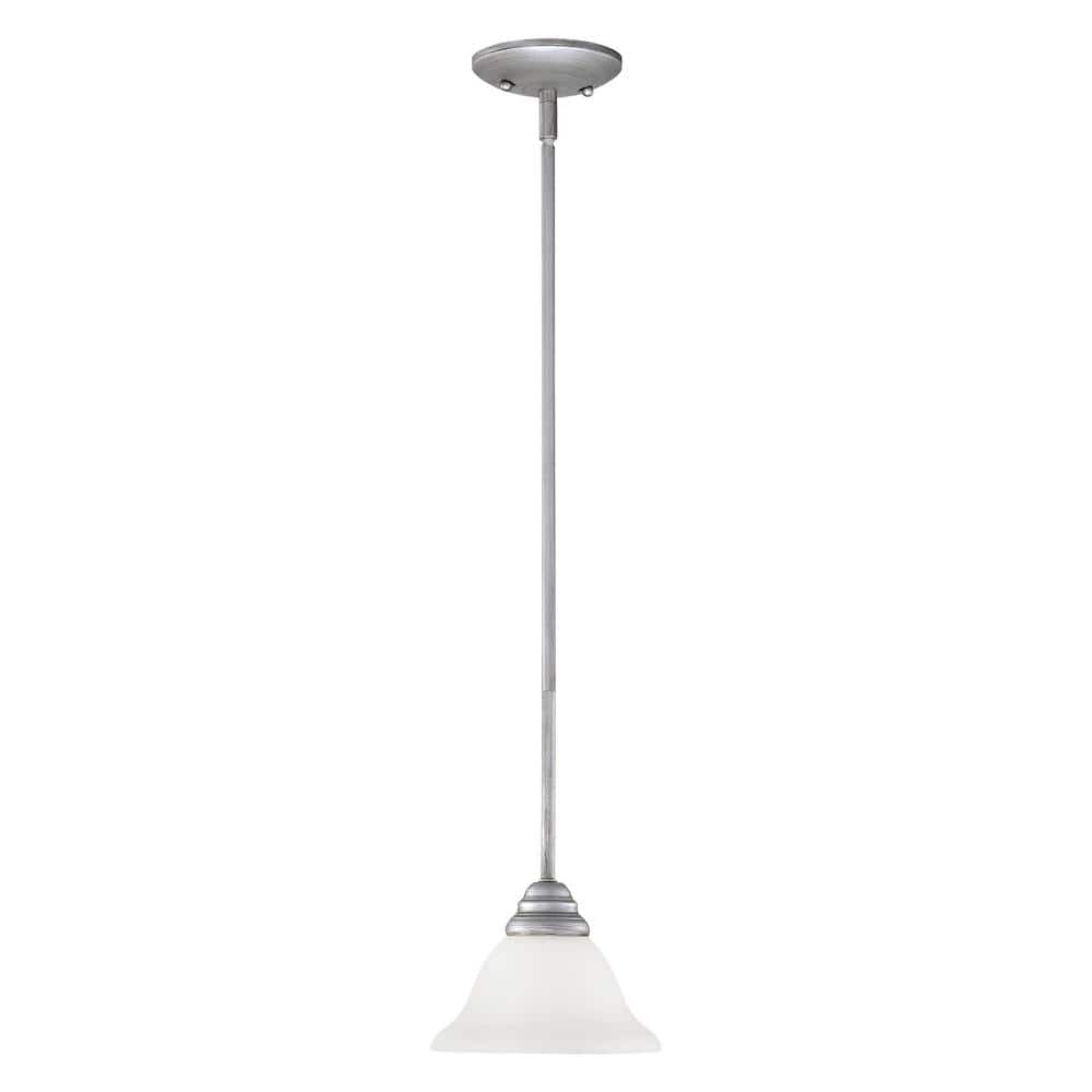 Millennium Lighting Mini-Pendant light, Rubbed Silver