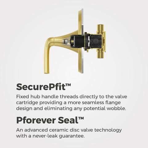 Ladera Single Handle 3-Spray Tub and Shower Faucet 1.8 GPM in Polished Chrome (Valve Included)
