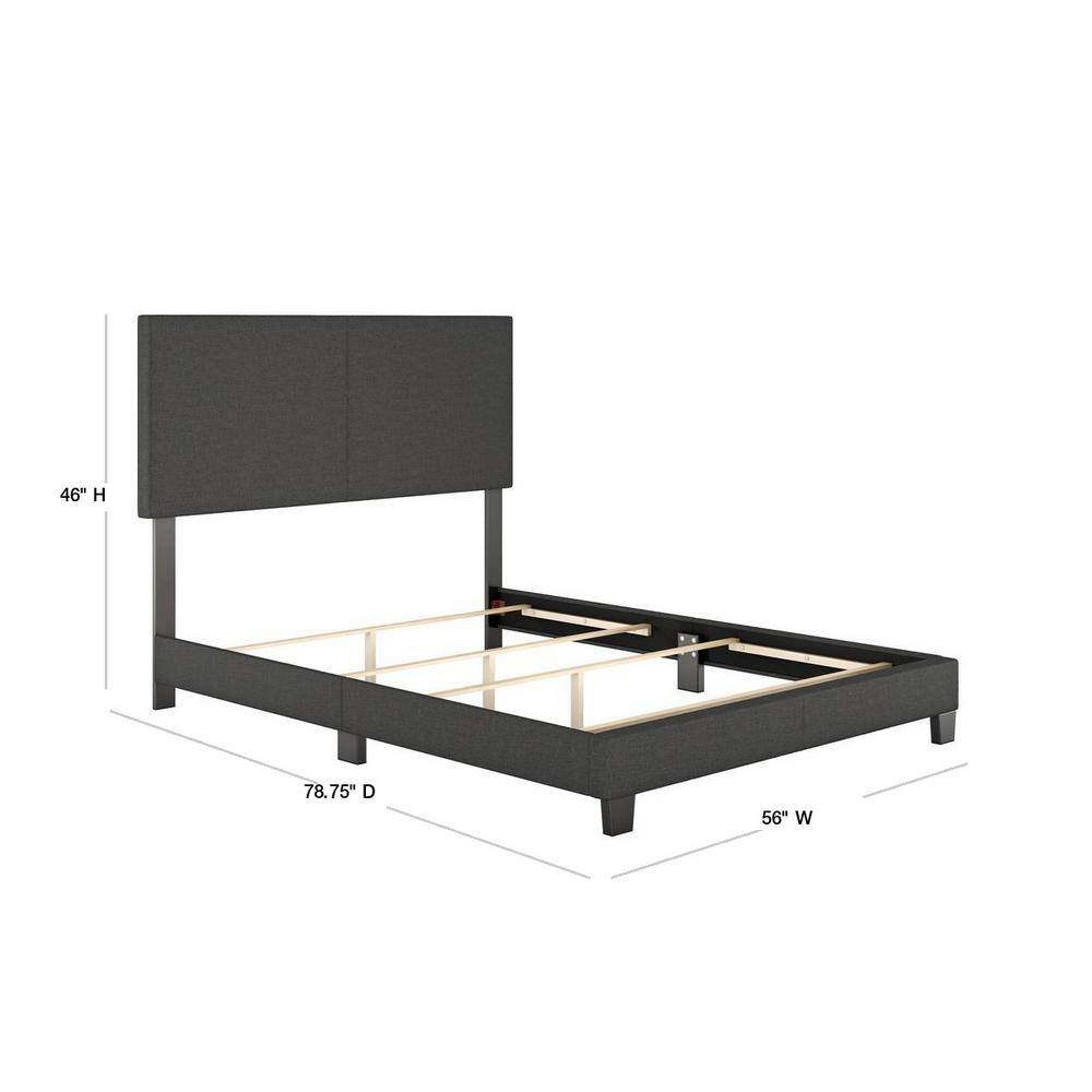 Boyd Sleep MIL896DB Mateo Linen Upholstered Platform Bed