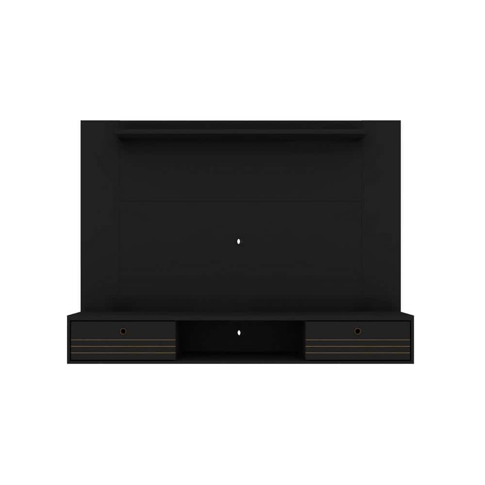 Manhattan Comfort Liberty Wood Entertainment Center for TVs up to 65" in Black