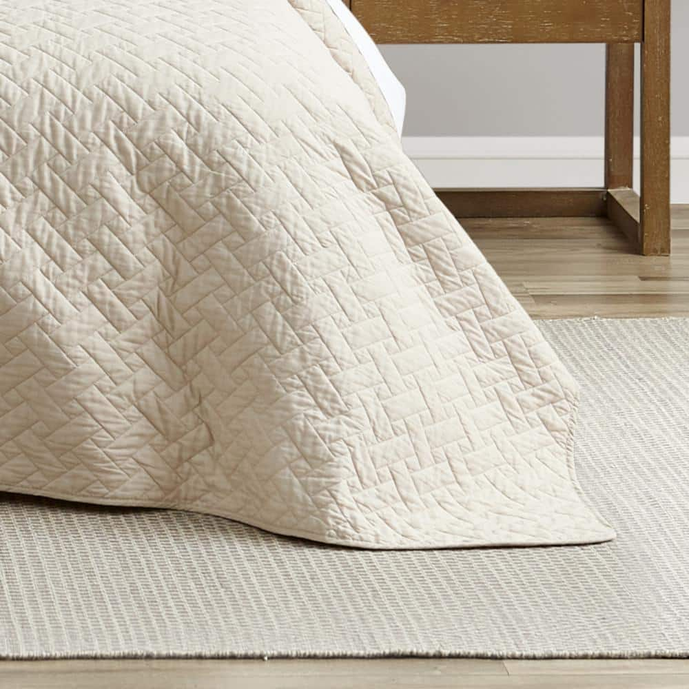 Dune Twin Cotton Reversible Quilt Set with Shams